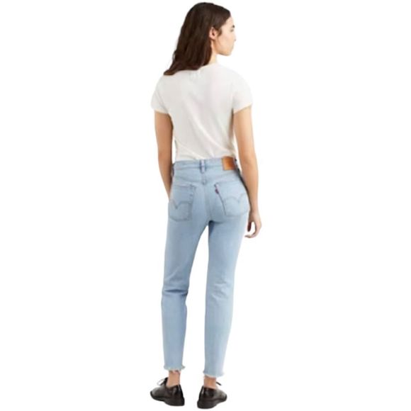 Levi's Wedgie Fit Ankle Jeans in Collateral Damage - Light Wash Size 27 NWT - Picture 3 of 14